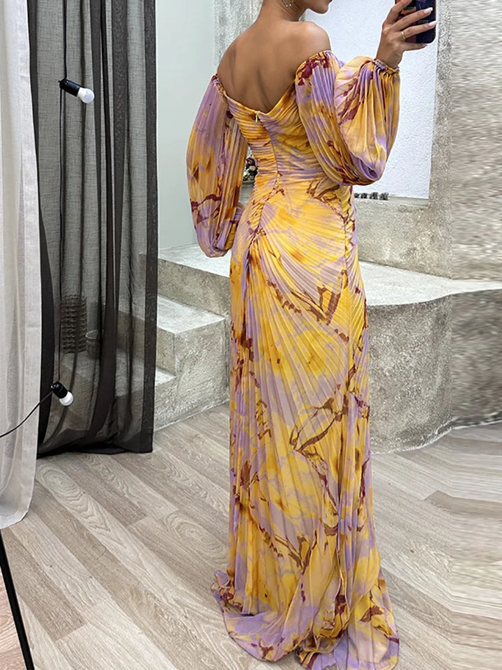 Éva Elegáns Maxi Ruha - Image 5