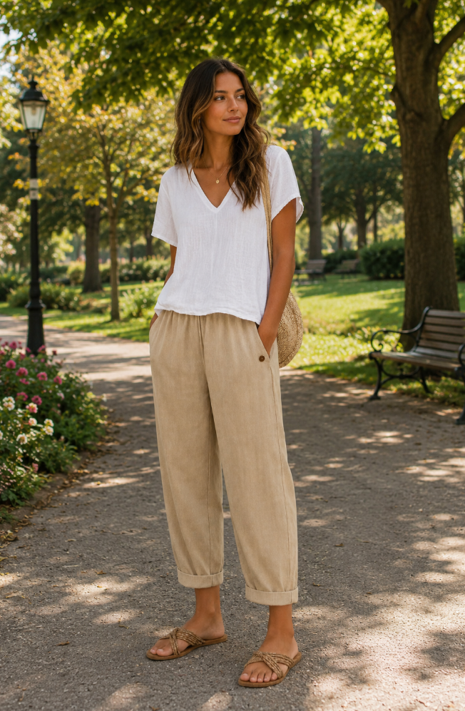 Maja | Luftige Leinenhose - Image 1
