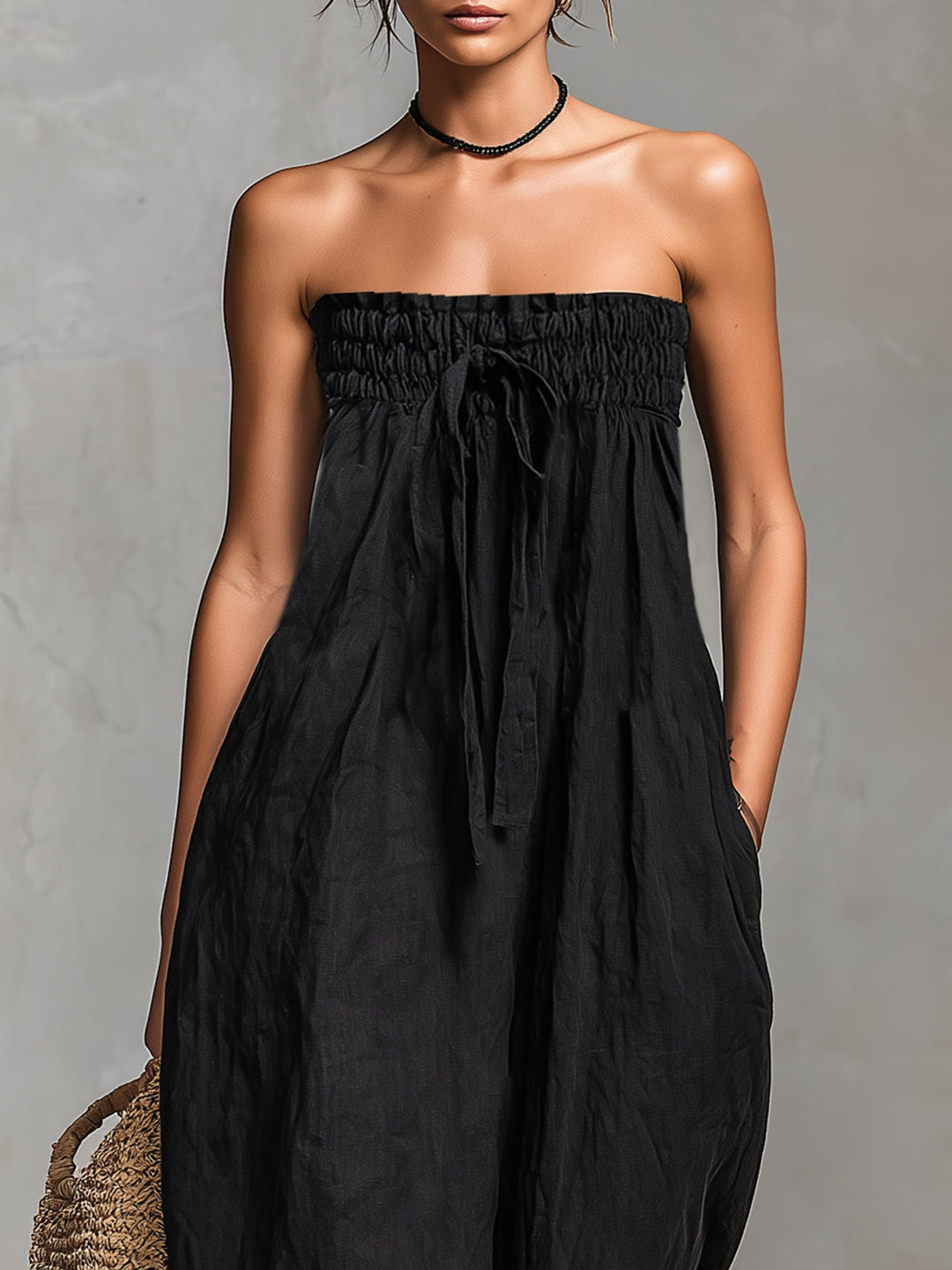 Nina™ | Elegáns Spagetti Pántos Overall