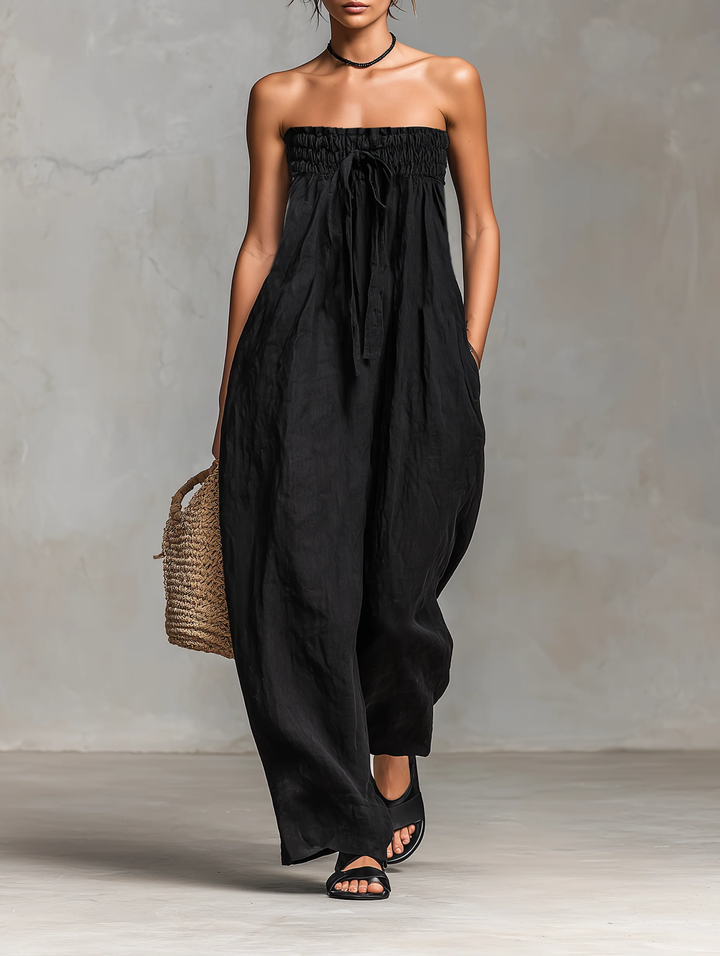 Nina™ | Elegáns Spagetti Pántos Overall