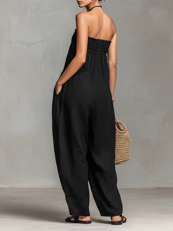 Nina™ | Elegáns Spagetti Pántos Overall