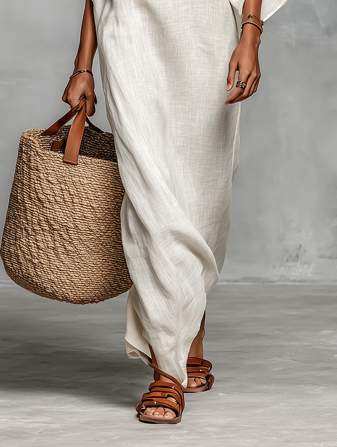 Aveline™ | Off-Shoulder Maxi Ruha Batwing Ujjakkal