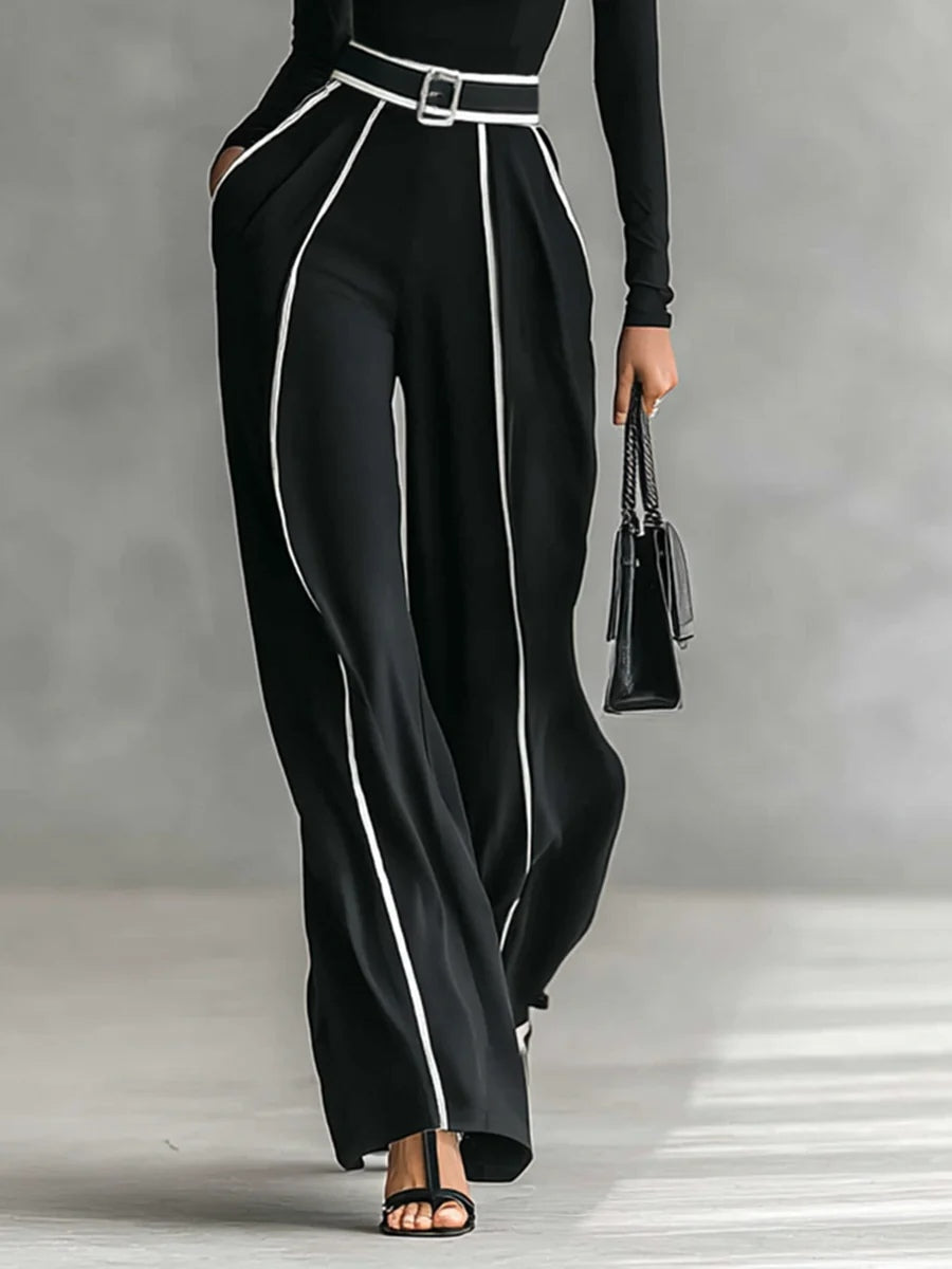 Vera™ | Elegáns szett kontrasztos részletekkel