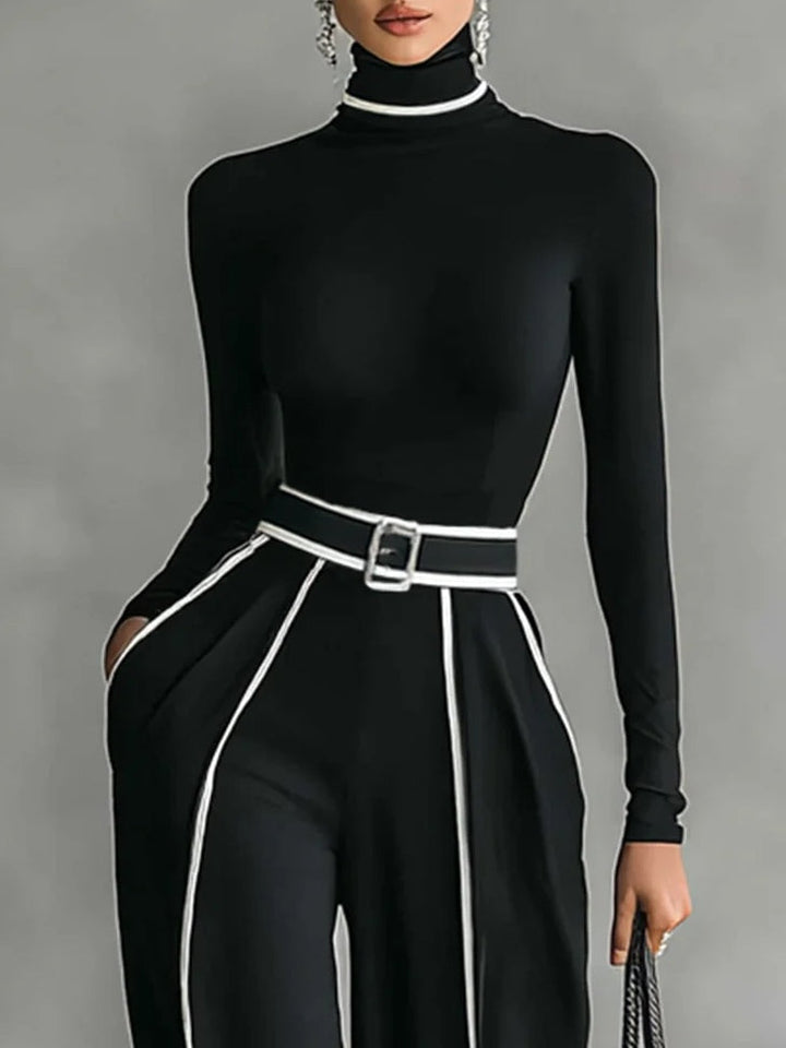 Vera™ | Elegáns szett kontrasztos részletekkel