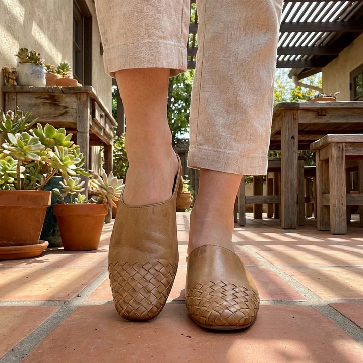 Velmirae | Woven Slip-On Slides a Kényelmes Mindennapi Sétához