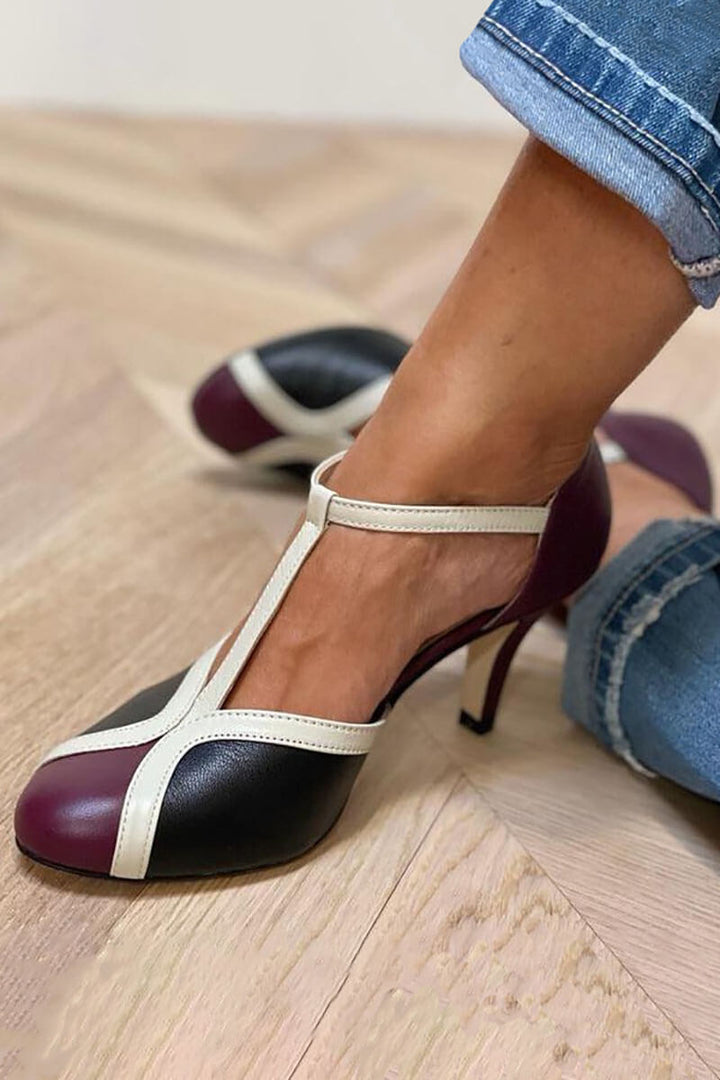 Adelheid – Vintage T-strap magassarkú cipők időtlen eleganciával