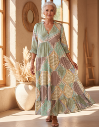 Florentina - Elegáns Nyomott Ruha