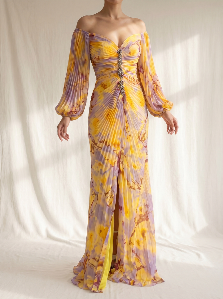 Éva Elegáns Maxi Ruha - Image 2