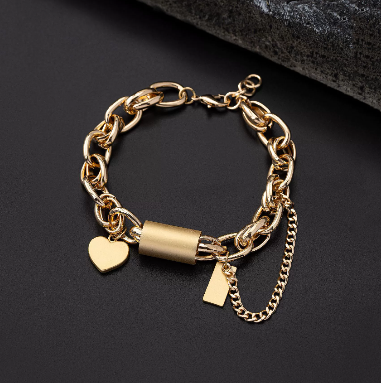 Heartened Chunky Bracelet | Arany