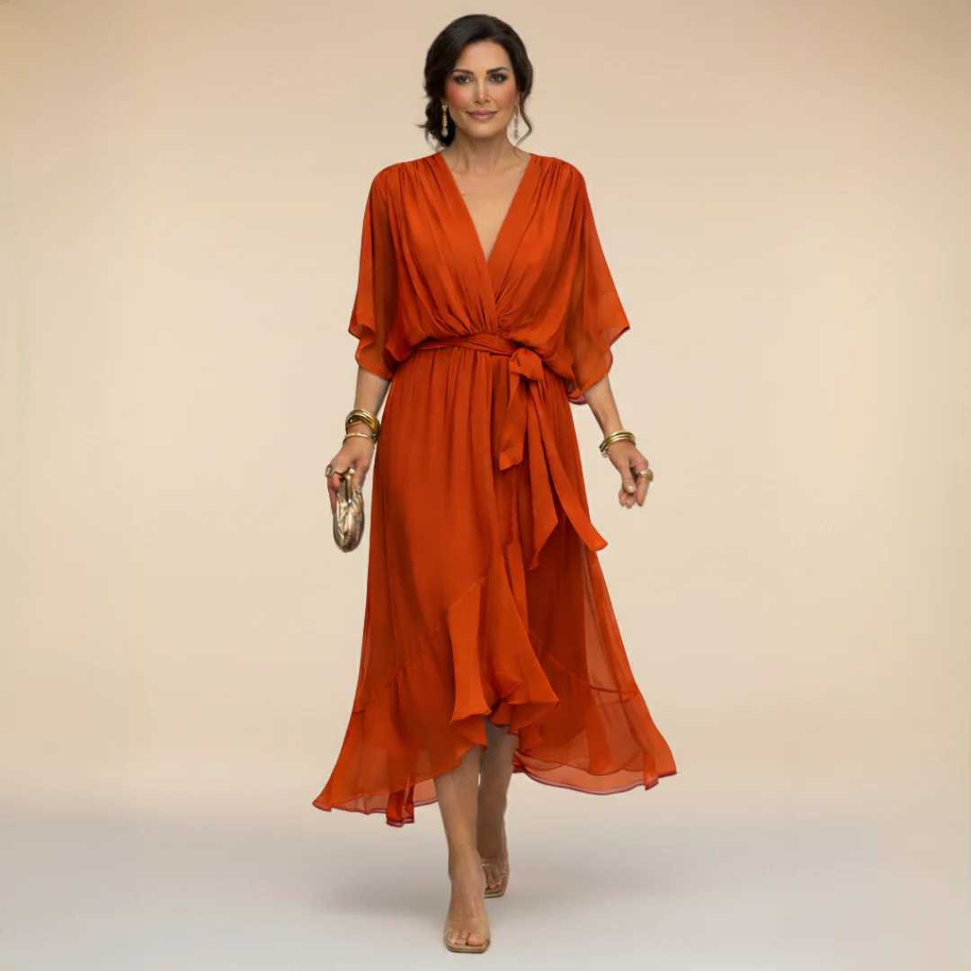 Jana | Sifon Ruha V-Nyakkivágással